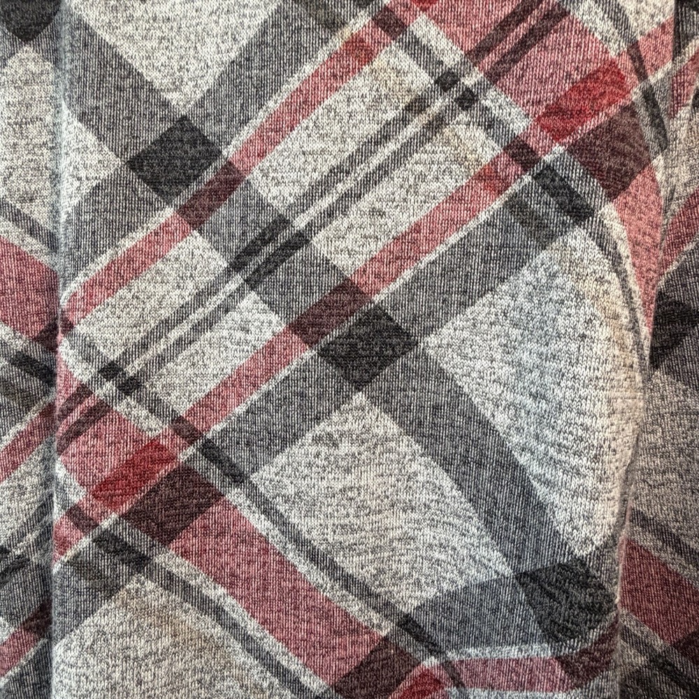 Catherines Women's Top W Attached Jacket Plaid Size 0X, 14-16 Grandma Core - Picture 6 of 9